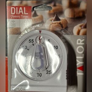 Taylor Mechanical Plastic Kitchen Timer #5870 NEW